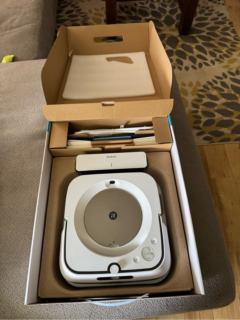 BRAND NEW IN BOX! iRobot Braava Jet M6 White Mopping Robot - Wi‑Fi Connected